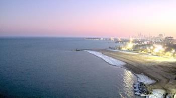 Weather camera view of Edgewater Beach.