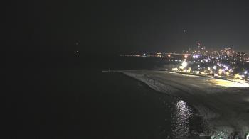 Weather camera view of Edgewater Beach.