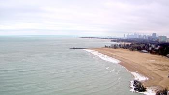 Weather camera view of Edgewater Beach.