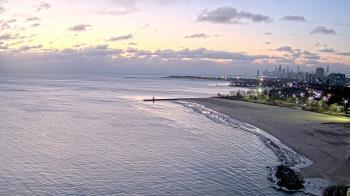 Weather camera view of Edgewater Beach.