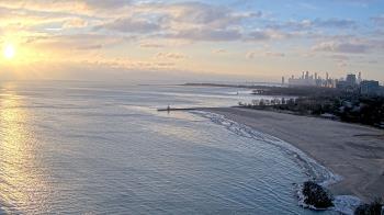 Weather camera view of Edgewater Beach.