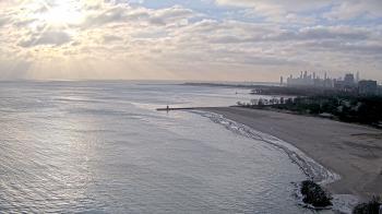 Weather camera view of Edgewater Beach.