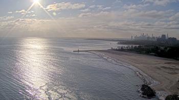 Weather camera view of Edgewater Beach.