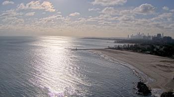 Weather camera view of Edgewater Beach.