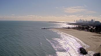 Weather camera view of Edgewater Beach.