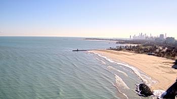 Weather camera view of Edgewater Beach.
