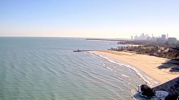 Weather camera view of Edgewater Beach.