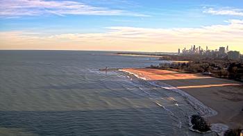 Weather camera view of Edgewater Beach.