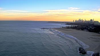 Weather camera view of Edgewater Beach.