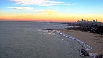 Weather camera view of Edgewater Beach.