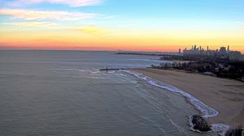 Weather camera view of Edgewater Beach.