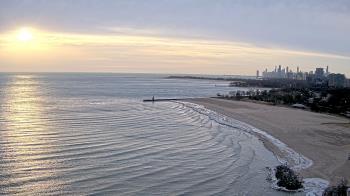Weather camera view of Edgewater Beach.