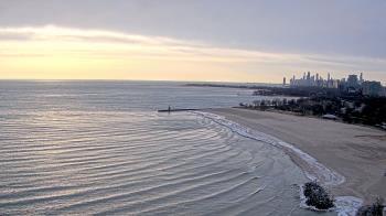 Weather camera view of Edgewater Beach.