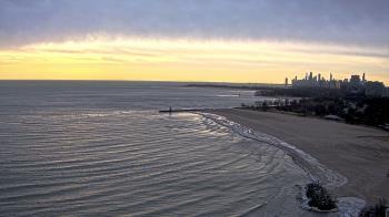 Weather camera view of Edgewater Beach.
