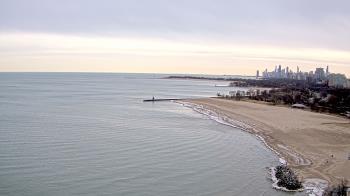 Weather camera view of Edgewater Beach.