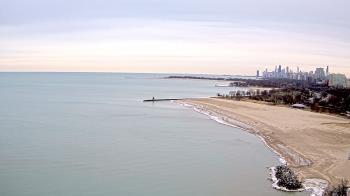 Weather camera view of Edgewater Beach.