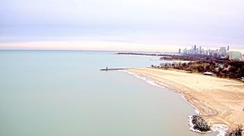 Weather camera view of Edgewater Beach.