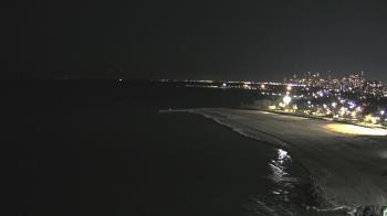 Weather camera view of Edgewater Beach.
