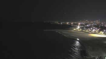 Weather camera view of Edgewater Beach.