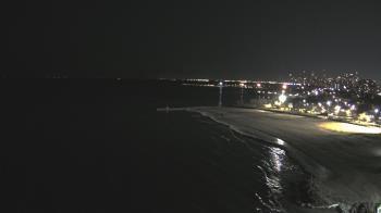 Weather camera view of Edgewater Beach.