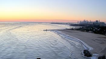Weather camera view of Edgewater Beach.