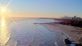Weather camera view of Edgewater Beach.
