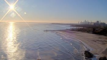 Weather camera view of Edgewater Beach.