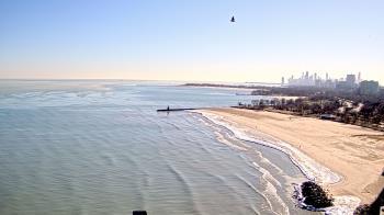 Weather camera view of Edgewater Beach.