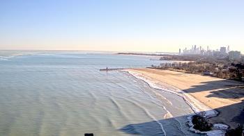 Weather camera view of Edgewater Beach.
