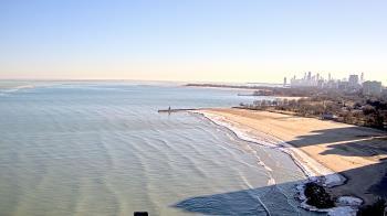 Weather camera view of Edgewater Beach.