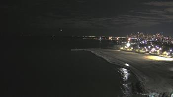Weather camera view of Edgewater Beach.