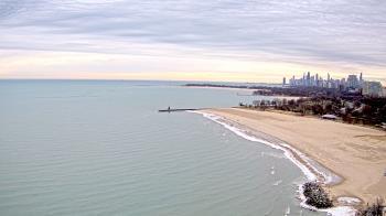 Weather camera view of Edgewater Beach.