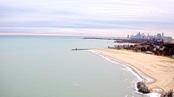 Weather camera view of Edgewater Beach.