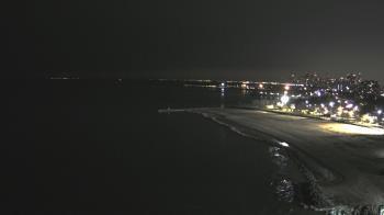 Weather camera view of Edgewater Beach.