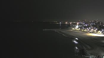 Weather camera view of Edgewater Beach.