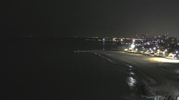 Weather camera view of Edgewater Beach.