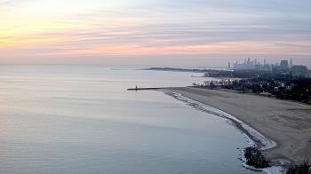 Weather camera view of Edgewater Beach.