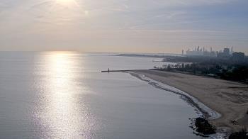 Weather camera view of Edgewater Beach.