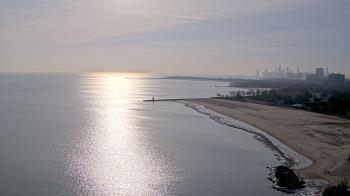 Weather camera view of Edgewater Beach.