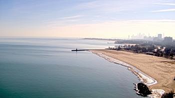 Weather camera view of Edgewater Beach.