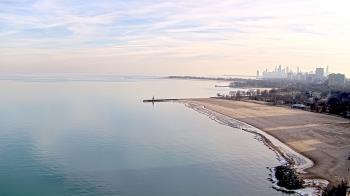 Weather camera view of Edgewater Beach.