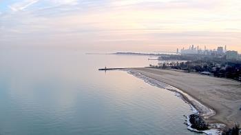 Weather camera view of Edgewater Beach.