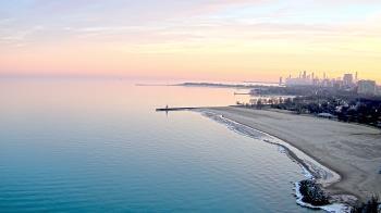 Weather camera view of Edgewater Beach.