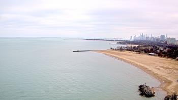 Weather camera view of Edgewater Beach.
