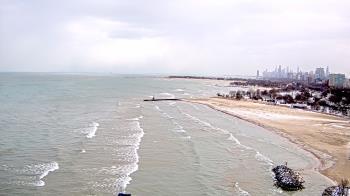 Weather camera view of Edgewater Beach.