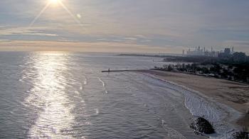 Weather camera view of Edgewater Beach.