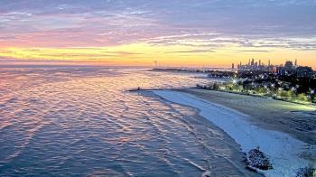 Weather camera view of Edgewater Beach.