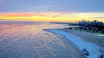 Weather camera view of Edgewater Beach.