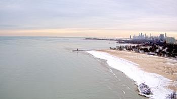 Weather camera view of Edgewater Beach.