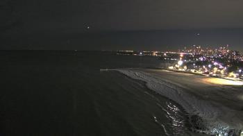 Weather camera view of Edgewater Beach.
